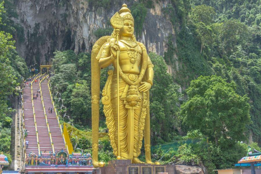 Lord Murugan with his holy lance